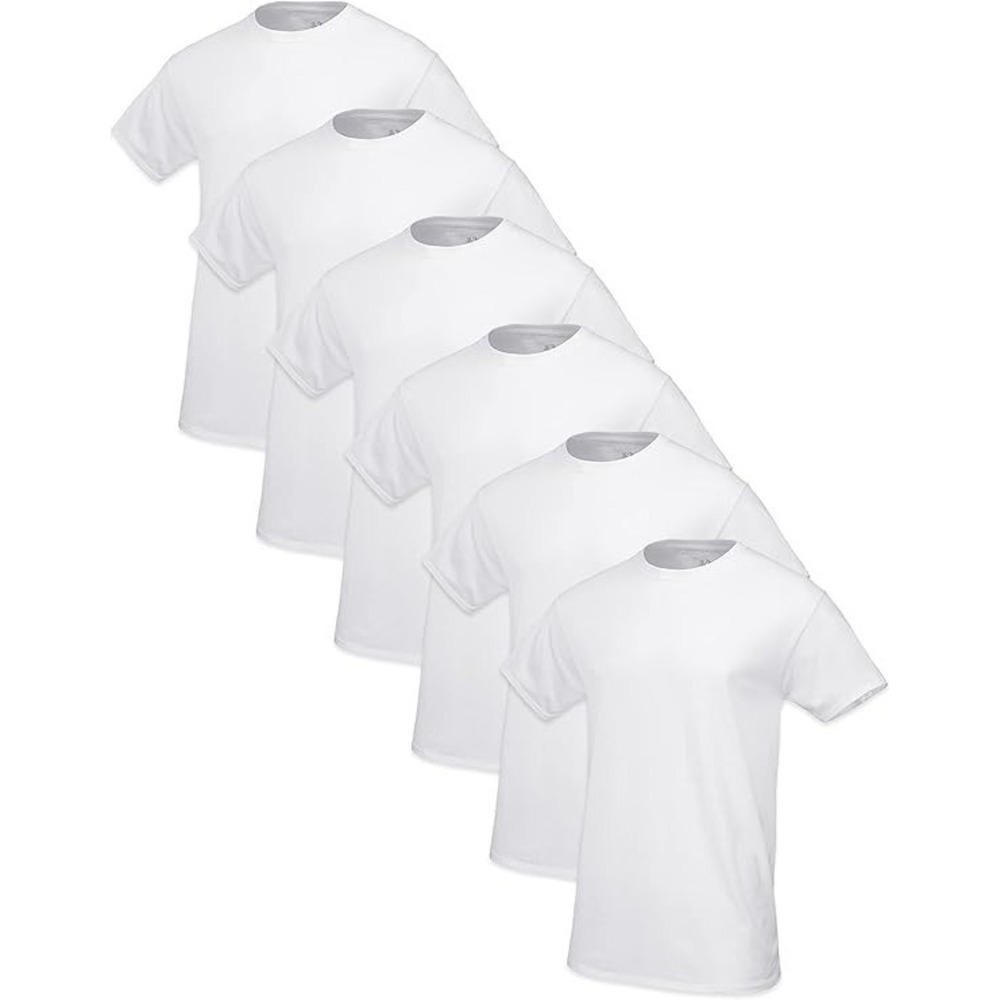 6 Pack Fruit of the Loom Men's Premium Big & Tall Undershirts XX-Large